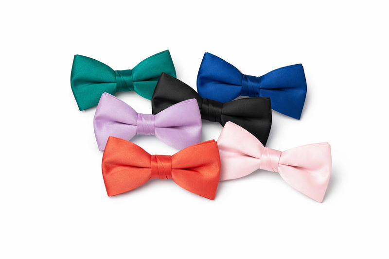 Assorted colors of bow ties