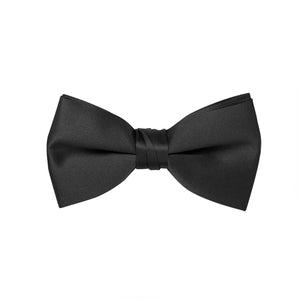 Black Satin Bow Tie - Stylish and Formal