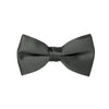 Charcoal Satin Bow Tie - Stylish and Formal