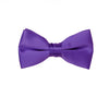 Plum Purple Satin Bow Tie - Stylish and Formal