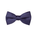 A classic pre-tied lapis satin bow tie that delivers a perfect knot every time. Ideal for formal events, tuxedos, and dress occasions.