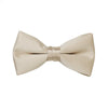 Champagne Satin Bow Tie - Stylish and Formal
