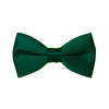 Hunter Green Satin Bow Tie - Stylish and Formal