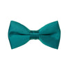 Teal Green Satin Bow Tie - Stylish and Formal