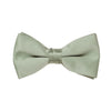 Sage Green Satin Bow Tie - Stylish and Formal