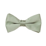 A classic sage green satin bow tie that delivers a perfect knot every time. Ideal for formal events, tuxedos, and dress occasions.