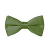 Clover Green Satin Bow Tie - Stylish and Formal