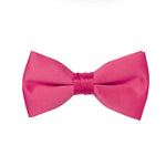A classic hot pink satin bow tie that delivers a perfect knot every time. Ideal for formal events, tuxedos, and dress occasions.