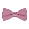 Dusty Rose Satin Bow Tie - Stylish and Formal