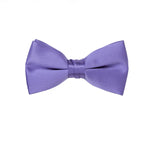 A classic pre-tied porto lavender satin bow tie that delivers a perfect knot every time. Ideal for formal events, tuxedos, and dress occasions.