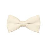 A classic ivory satin bow tie that delivers a perfect knot every time. Ideal for formal events, tuxedos, and dress occasions.