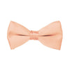 Peach Satin Bow Tie - Stylish and Formal