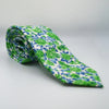 Blue Groove Floral Patterned Neck Tie