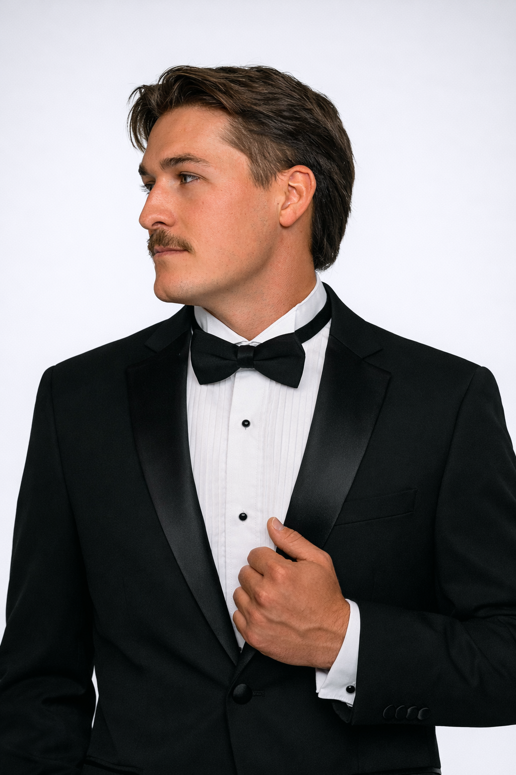 Men's Black Slim Fit Tuxedo
