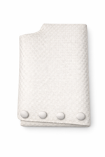 Gently used half back adjustable white boxes halfback vest with adjustable hook closure.
