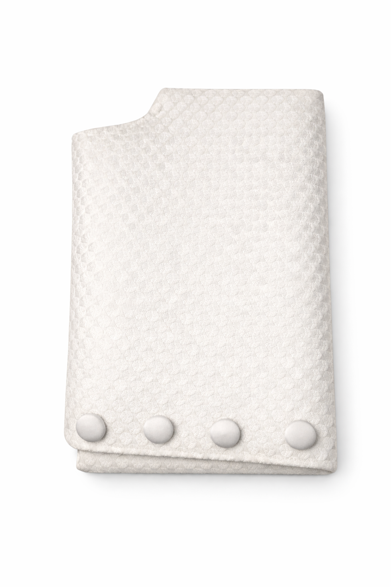 Gently used half back adjustable white boxes halfback vest with adjustable hook closure.