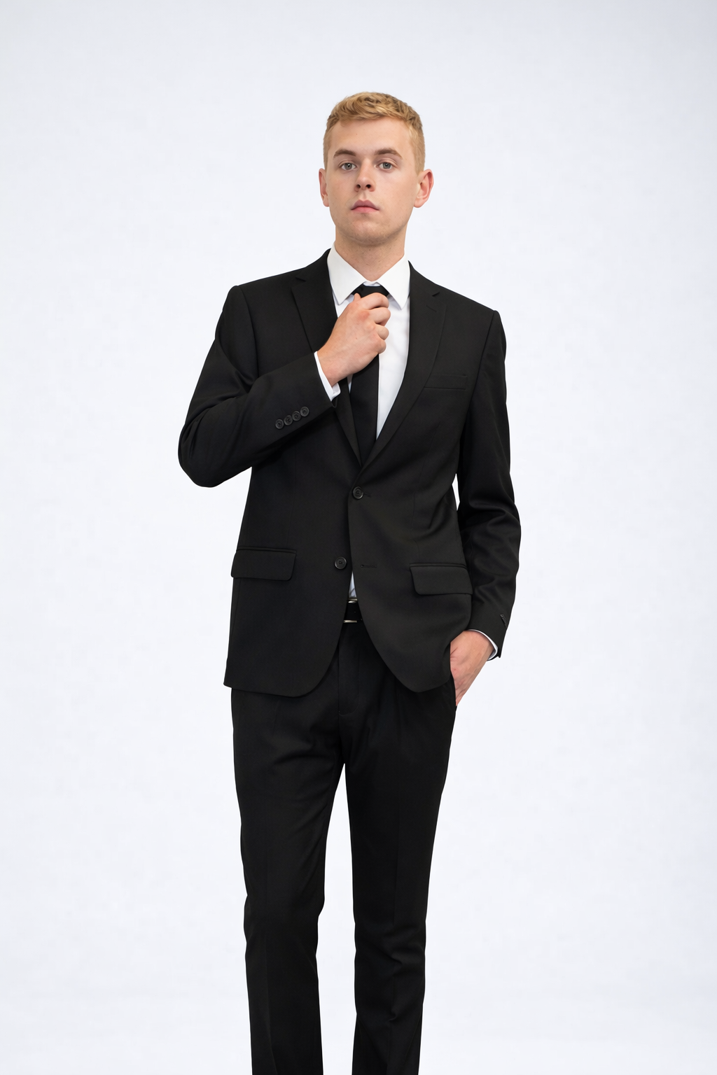 Men's Black Slim Fit Suit