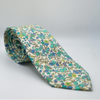 Delicate Teal Floral Patterned Neck Tie