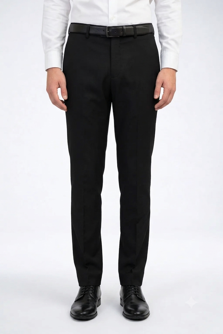 Black Slim Dress Pants