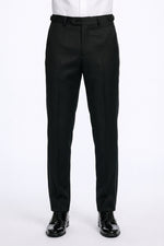 Men's White Slim Fit Tuxedo Jacket & Black Pants