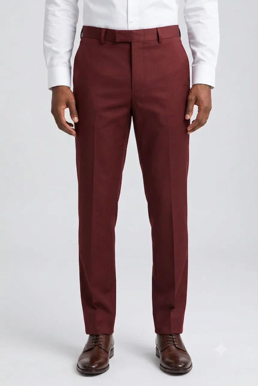 Burgundy Dress Pants