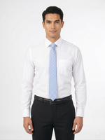 Men's Stretch White Dress Shirt