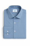 Men's Stretch Ocean Blue Dress Shirt