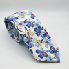 Painted Five Petals Floral Neck Tie