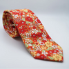 Scarlet Bouquet Flower Neck Tie