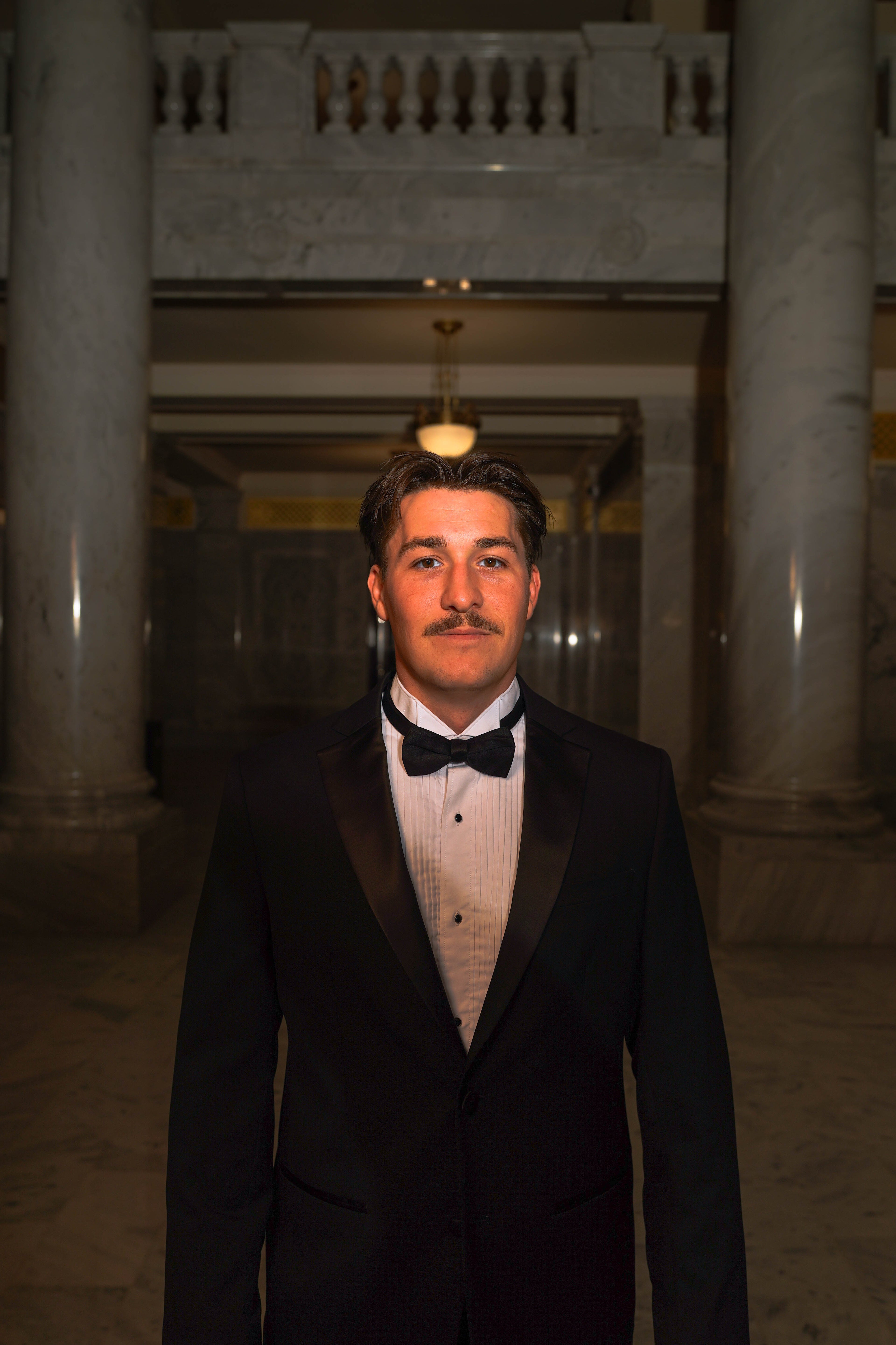 Men's Black Slim Fit Tuxedo