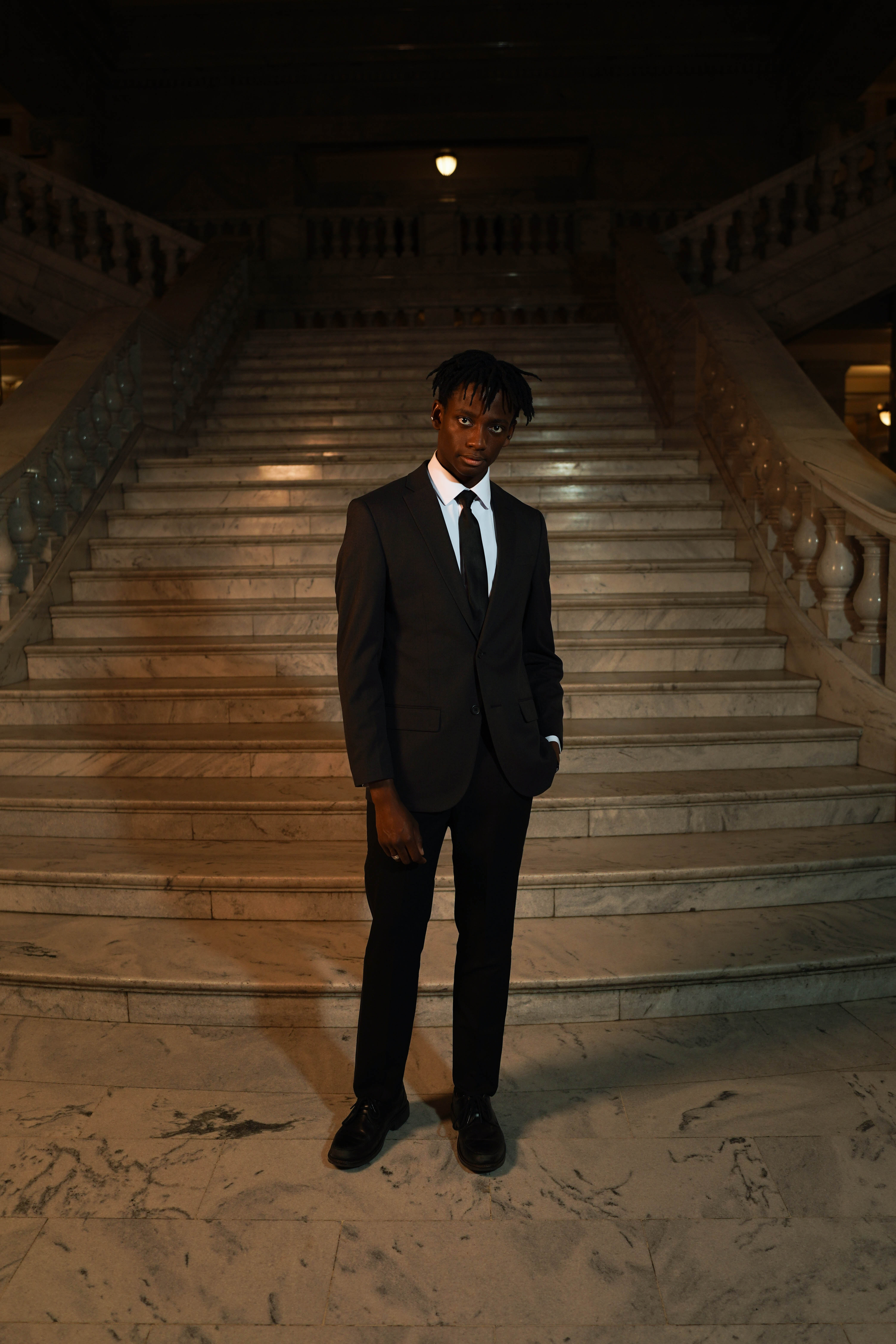 Men's Black Slim Fit Suit